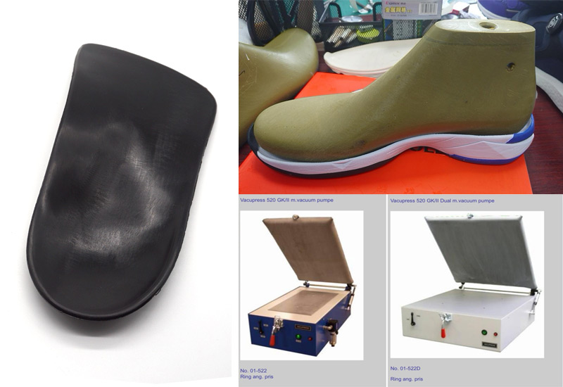 Pre-moulded Orthotic heel cups heat moldable shoe inserts
