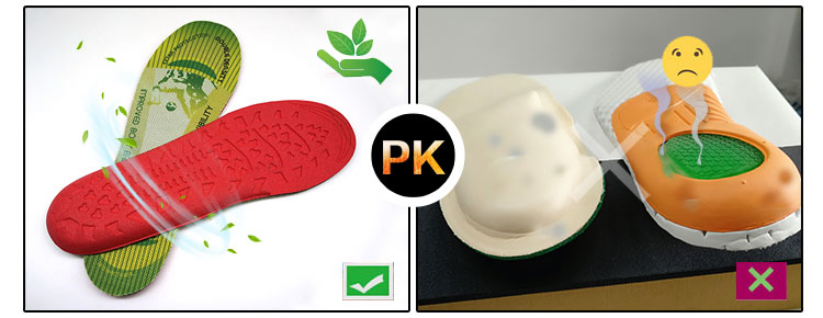 Pre-moulded Orthotic heel cups heat moldable shoe inserts