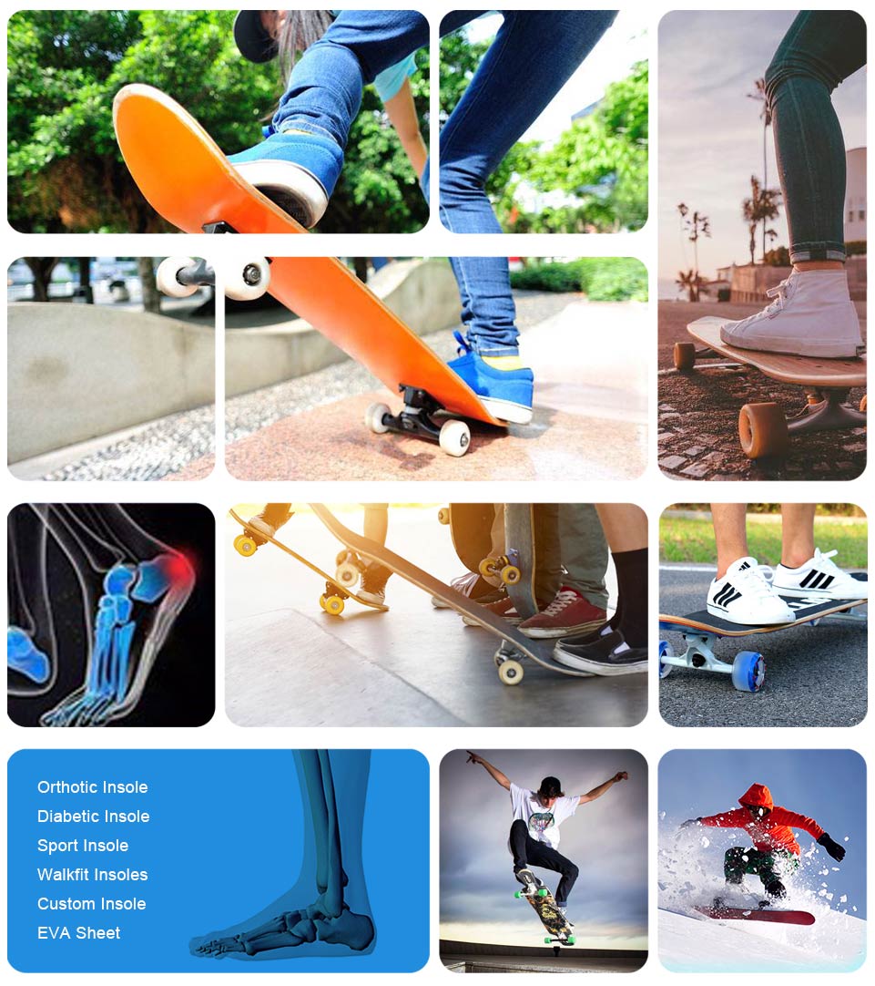 Ideastep footprints warehouse sale for business for skateboard shoes maker