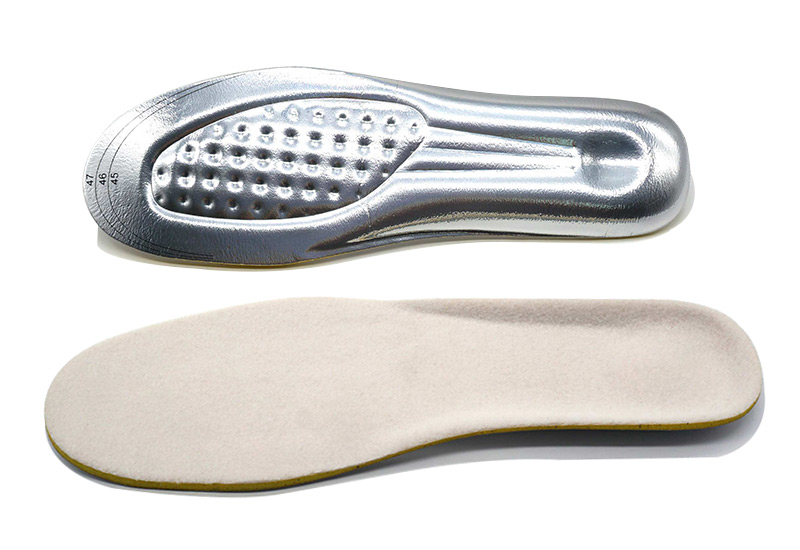 Ideastep insole foot warmers with adhesive supply for shoes maker